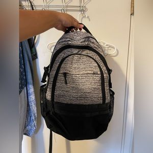 Pink collegiate backpack